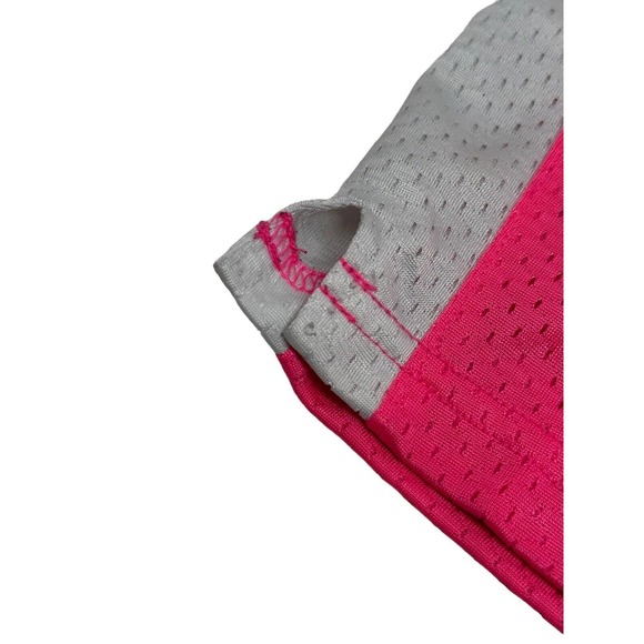 Girls Shorts Mesh Size 14 Justice Pink Grey Sports Gym Bottoms - Picture 6 of 9